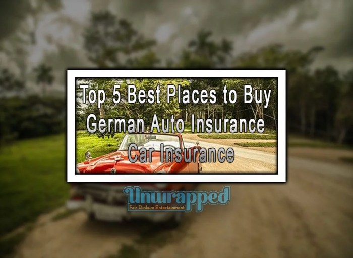 Insurance for car in germany